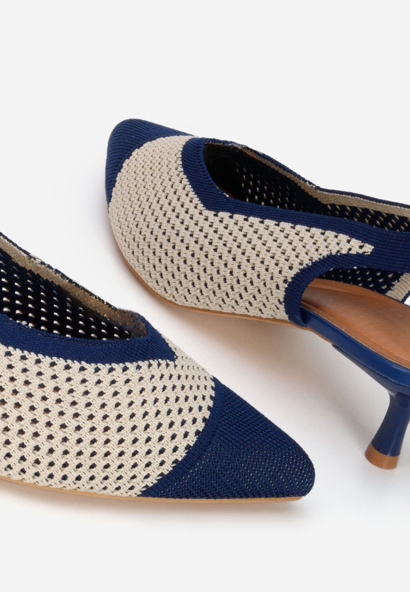 Granatowe czółenka bez pięt Jimenia