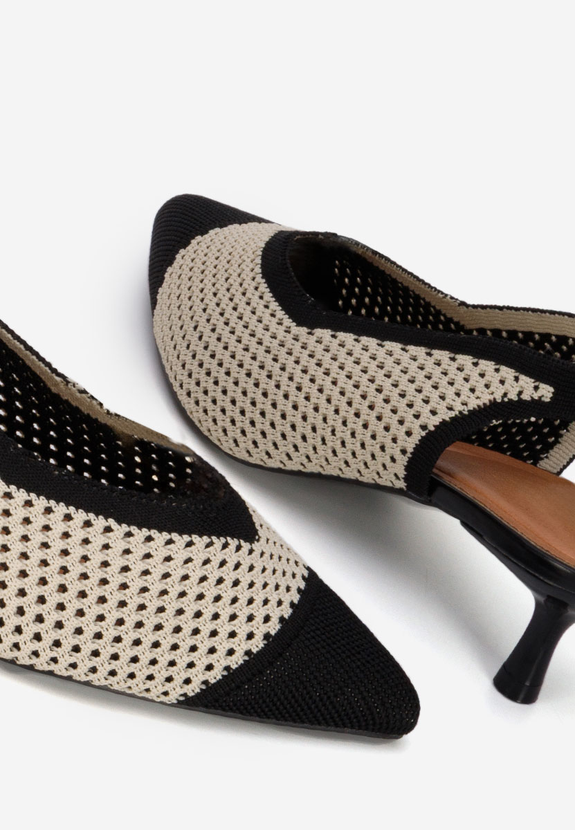 Czarne czółenka bez pięt Jimenia