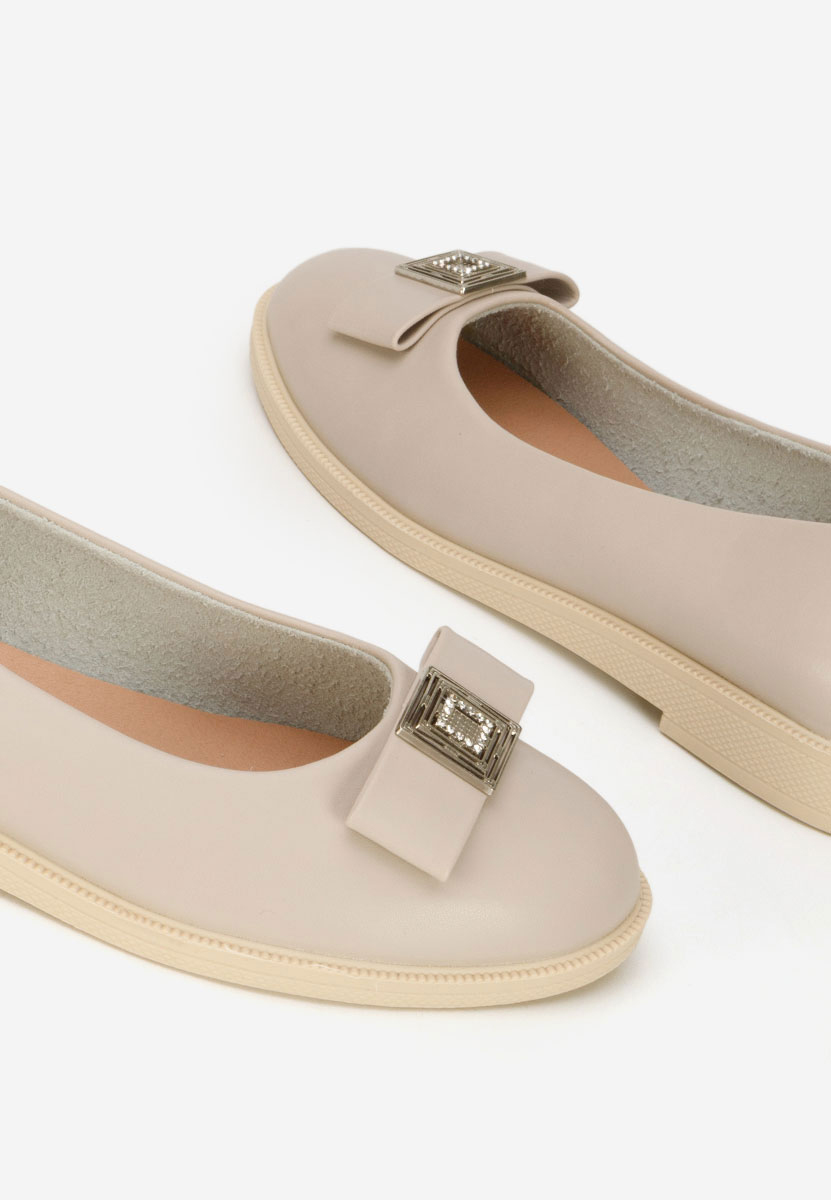 Szare baleriny damskie Sidiona