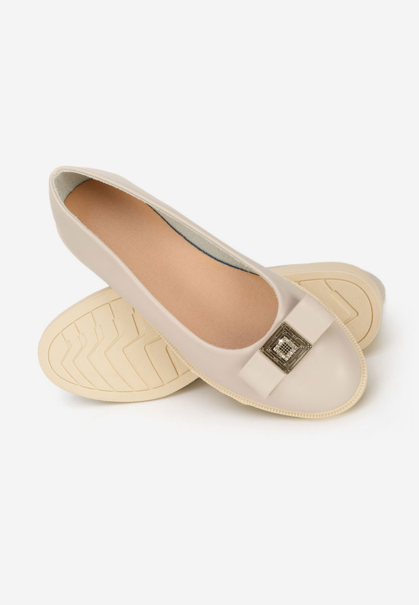 Szare baleriny damskie Sidiona