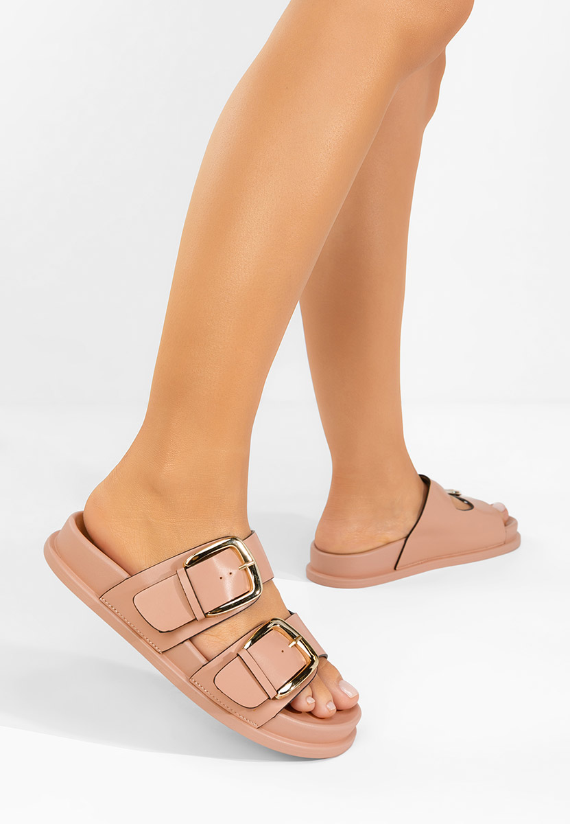 Różowe klapki damskie Teodia