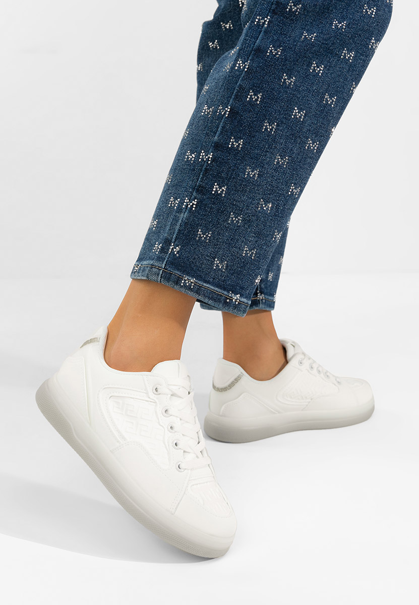 Białe sneakersy damskie Seraia