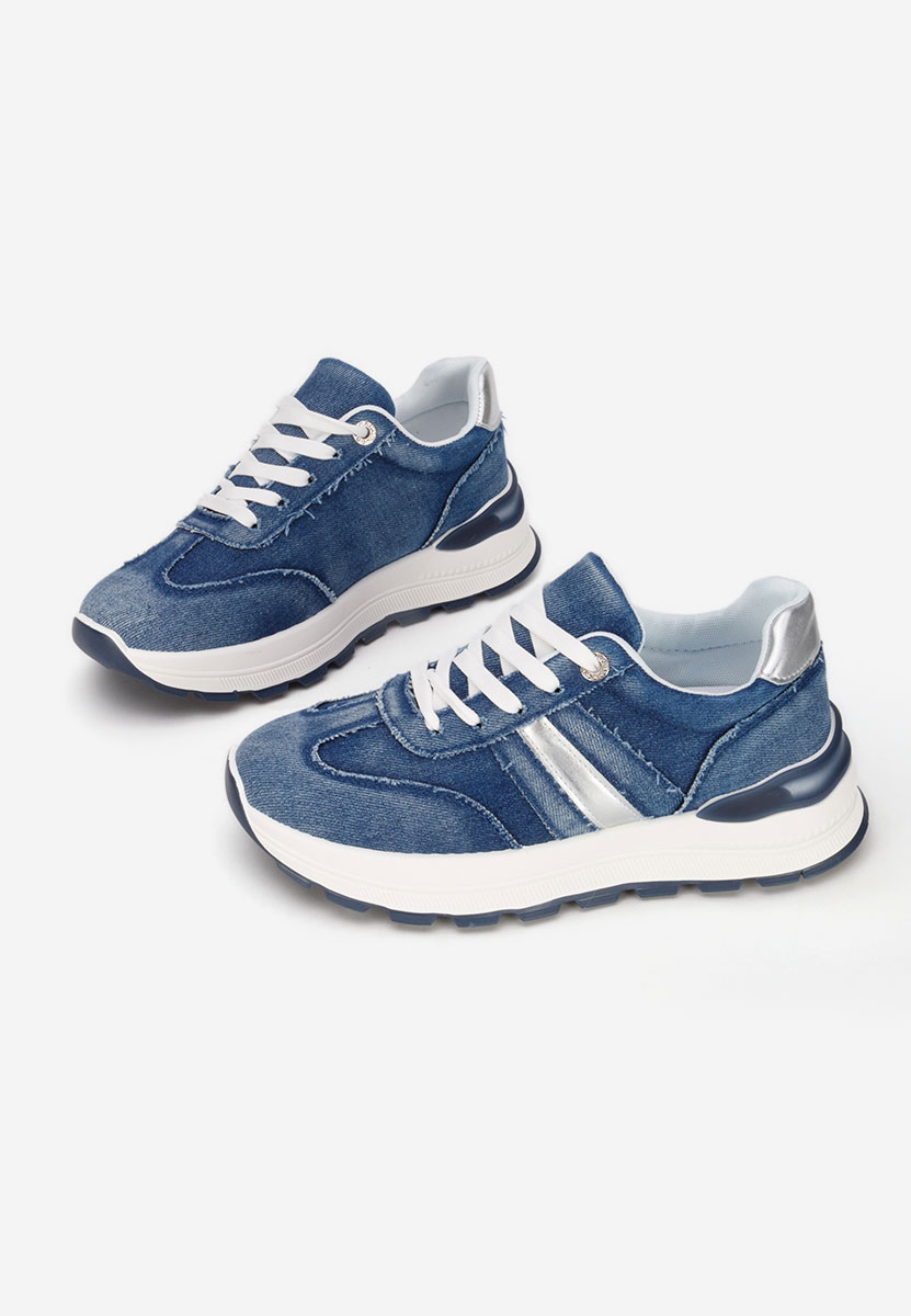 Granatowe sneakersy damskie Elenya