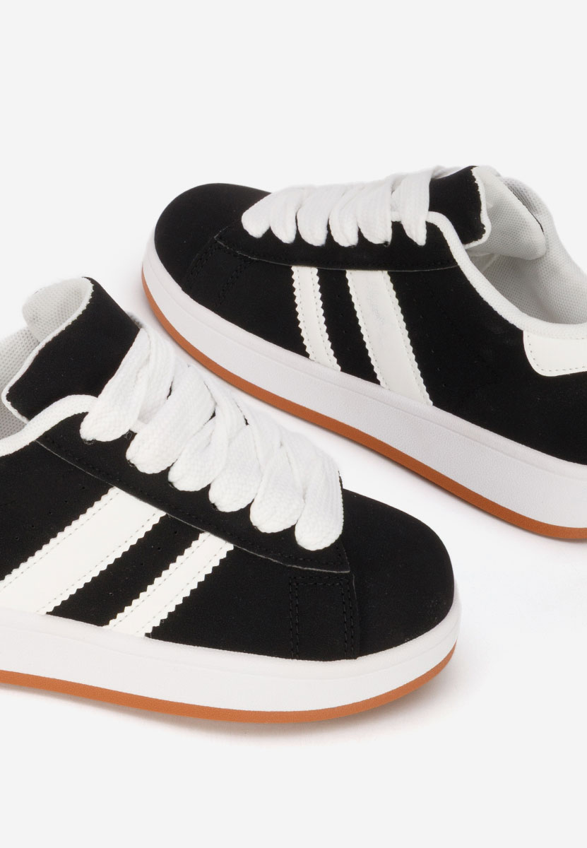 Czarne sneakersy damskie Antoneta