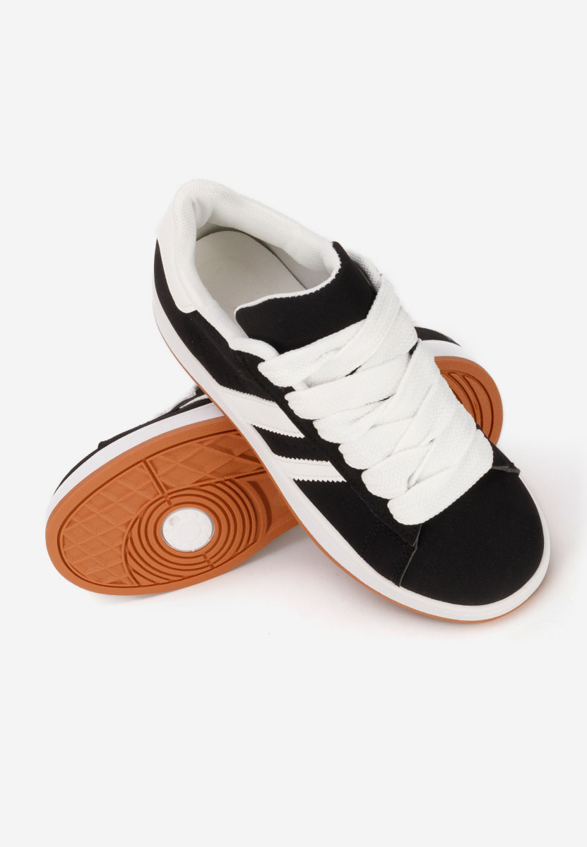 Czarne sneakersy damskie Antoneta