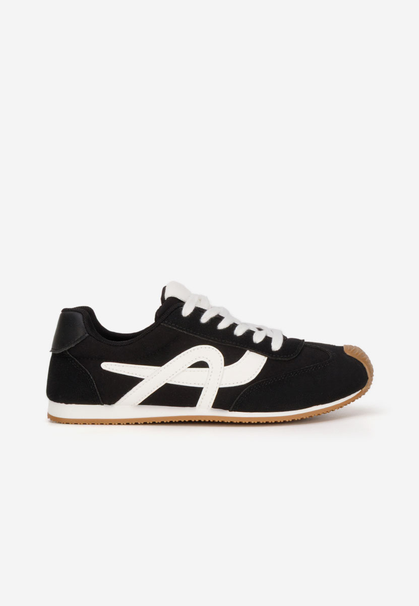 Czarne sneakersy damskie Kalindia