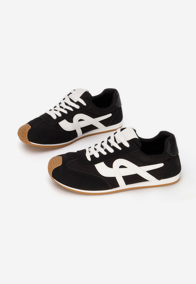 Czarne sneakersy damskie Kalindia