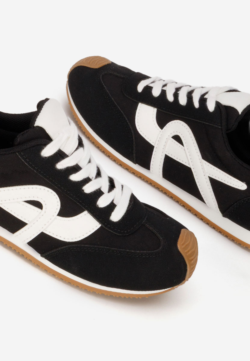 Czarne sneakersy damskie Kalindia