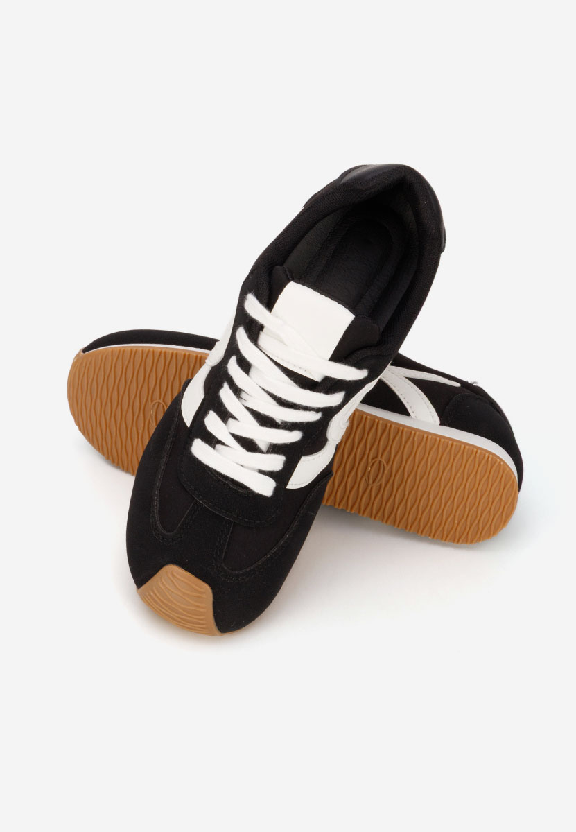 Czarne sneakersy damskie Kalindia
