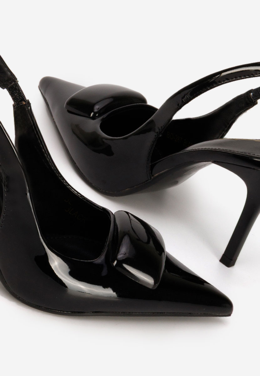 Czarne czółenka bez pięt Zoraia