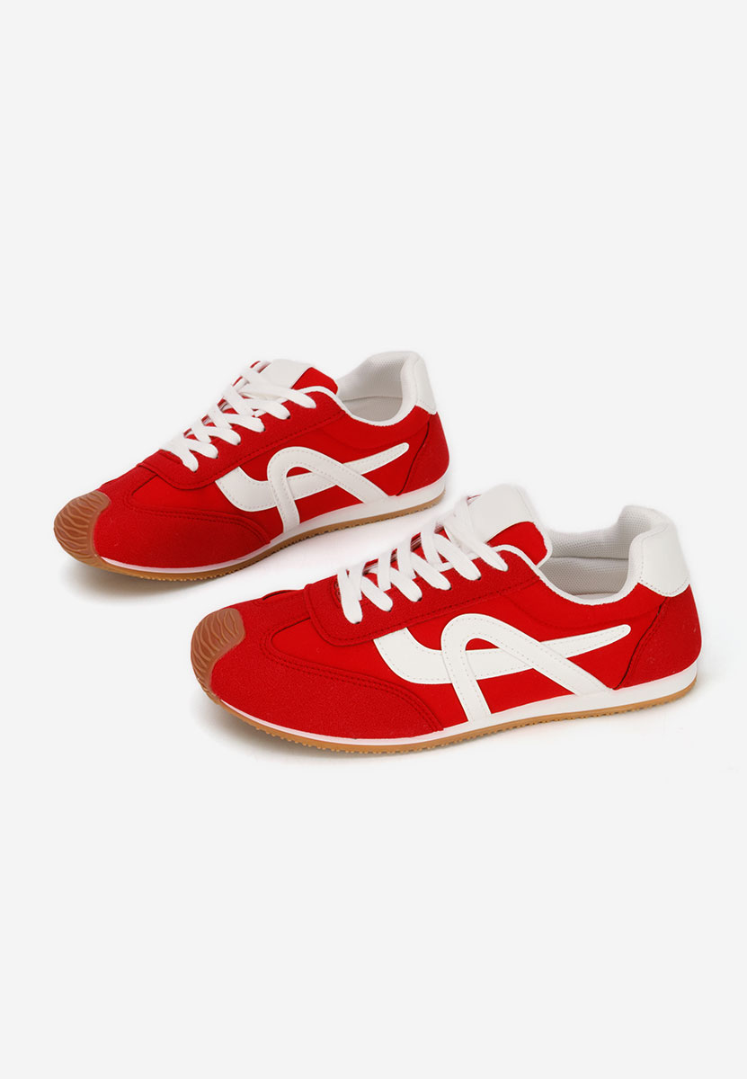 Czerwone sneakersy damskie Kalindia
