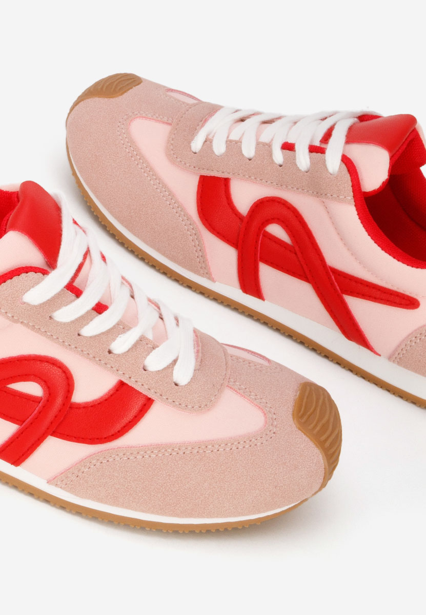 Różowe sneakersy damskie Kalindia
