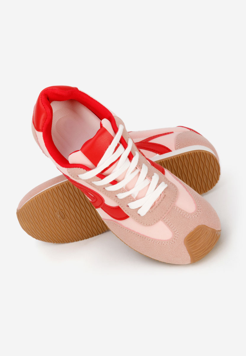 Różowe sneakersy damskie Kalindia