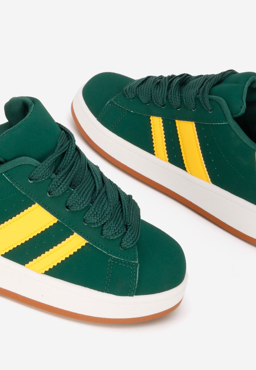 Zielone sneakersy damskie Antoneta