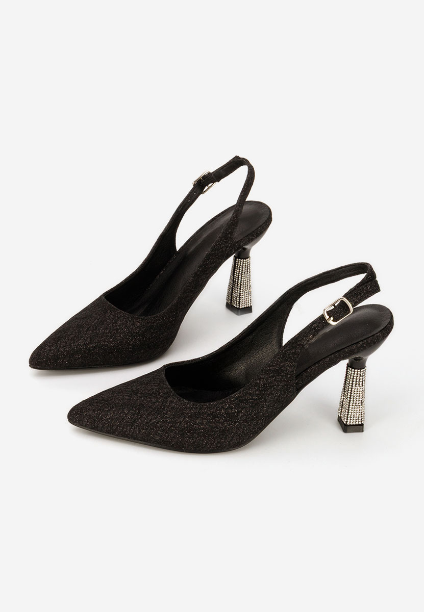 Czarne czółenka damskie Axellia