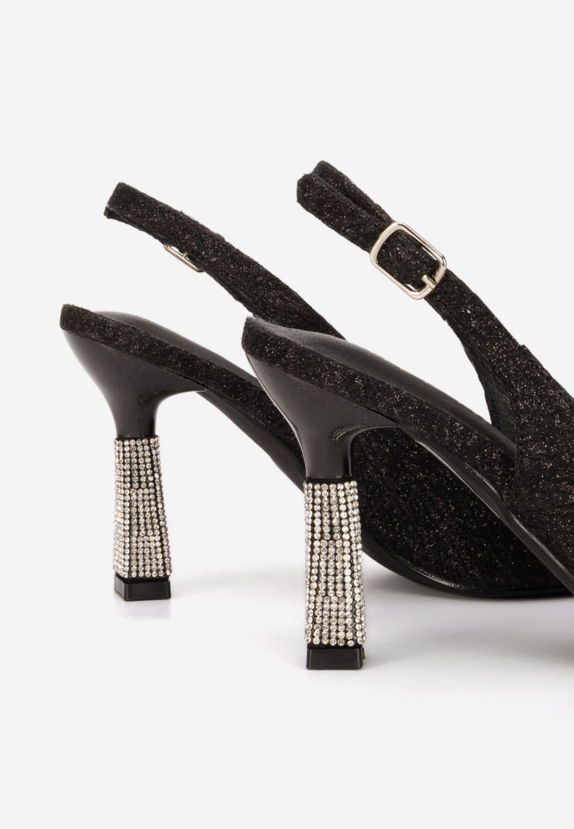 Czarne czółenka damskie Axellia