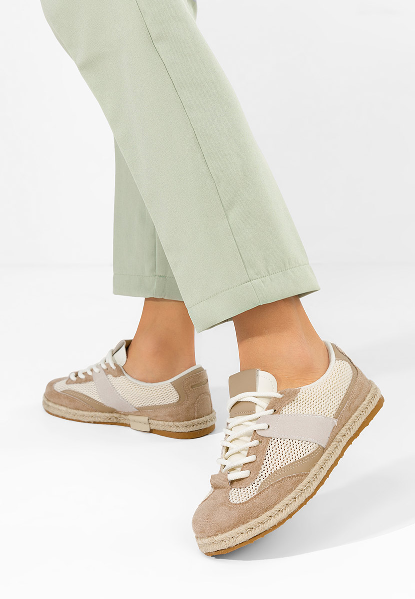 Khaki sneakersy damskie Dianka