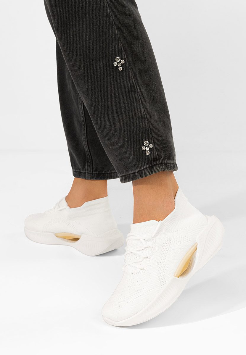 Białe sneakersy damskie Euliana
