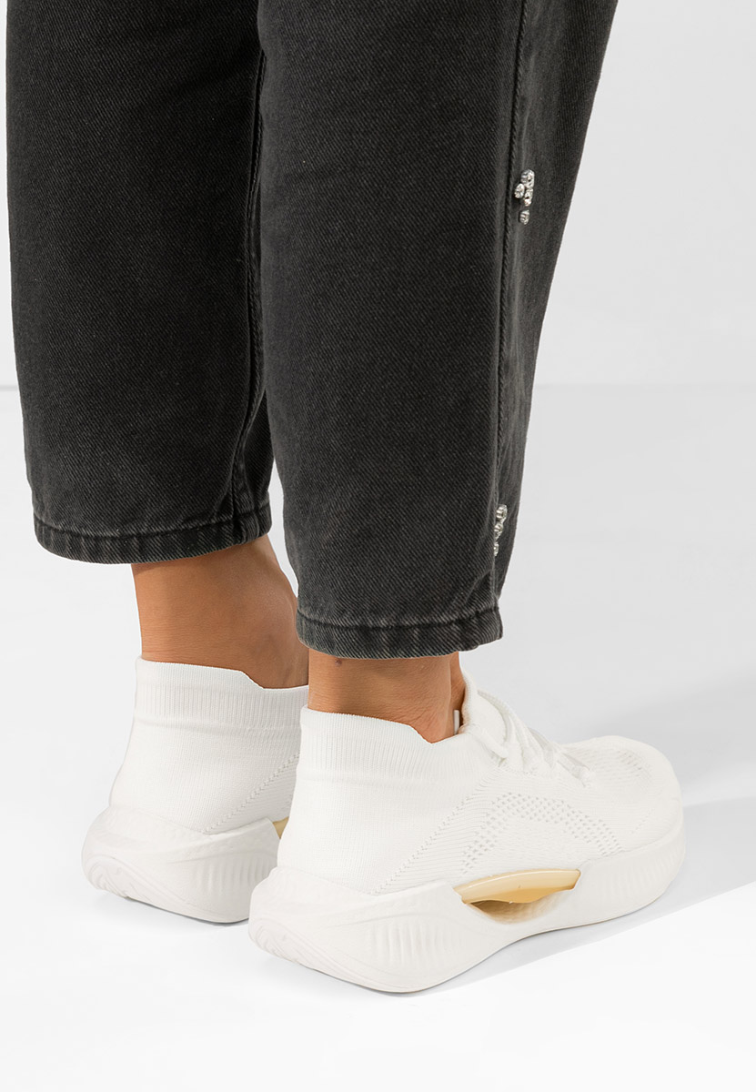 Białe sneakersy damskie Euliana