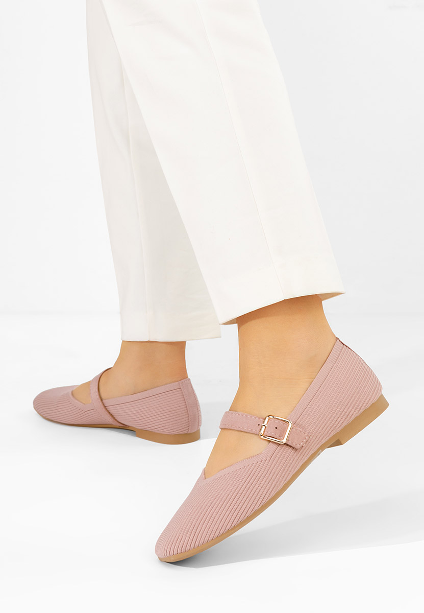 Różowe baleriny damskie Gabriella