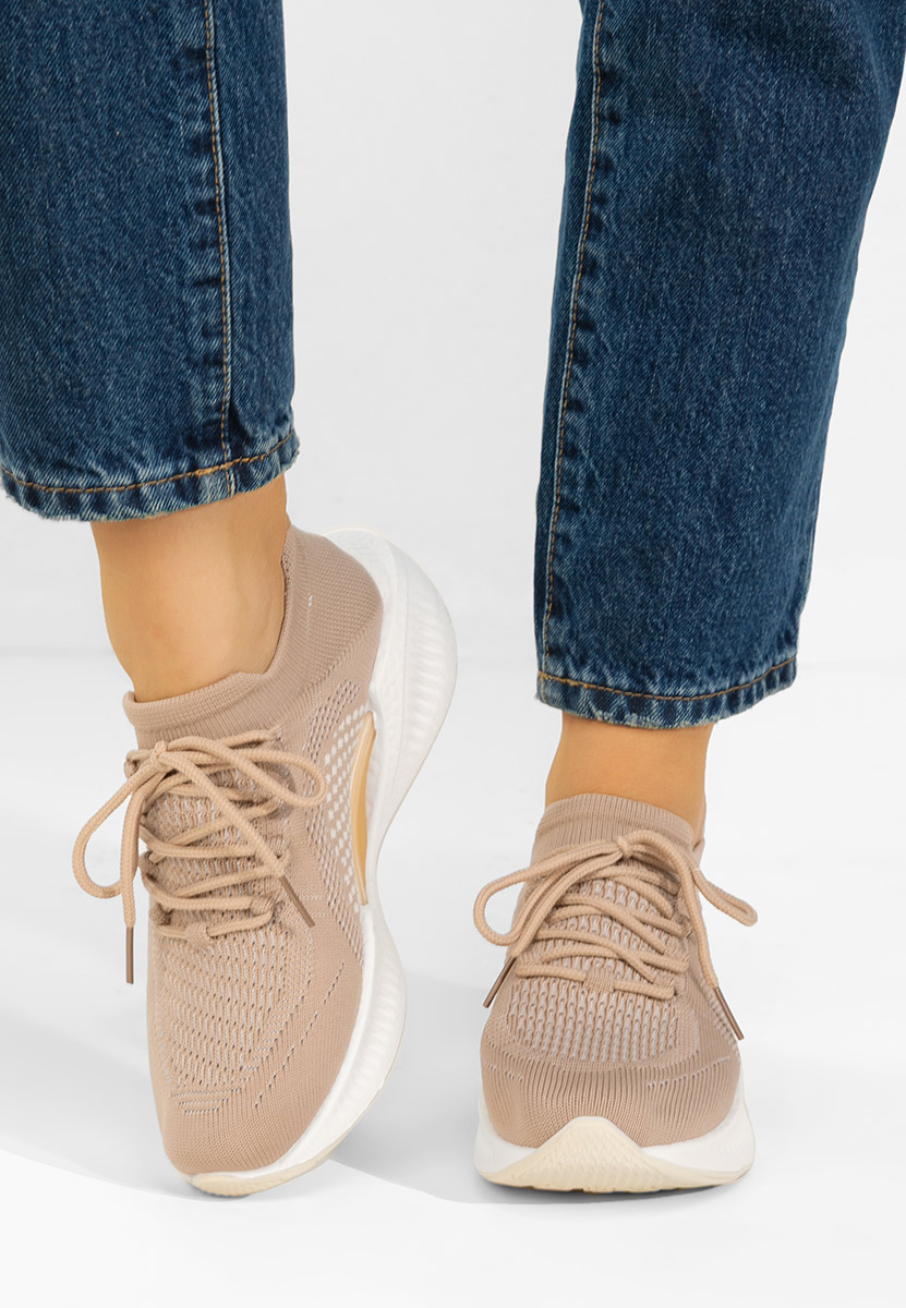 Khaki sneakersy damskie Euliana