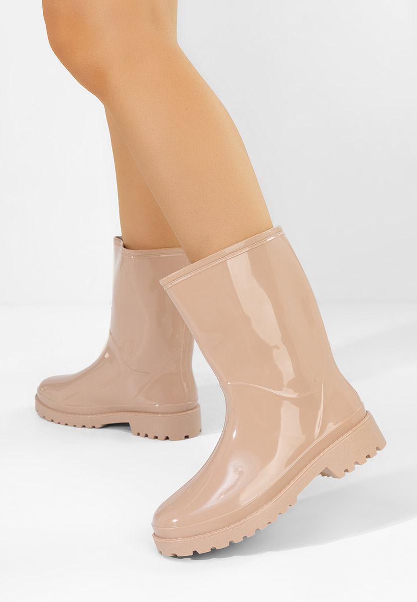 Beżowe kalosze damskie Jalena V2