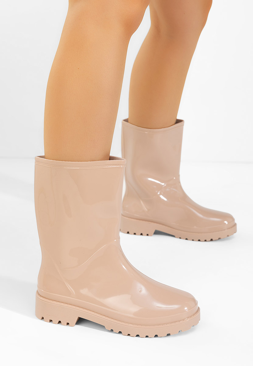 Beżowe kalosze damskie Jalena V2