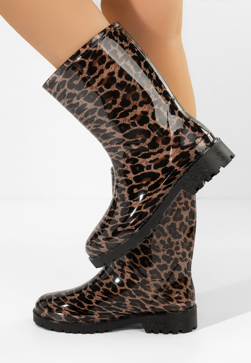 Panterkowe kalosze damskie Jalena