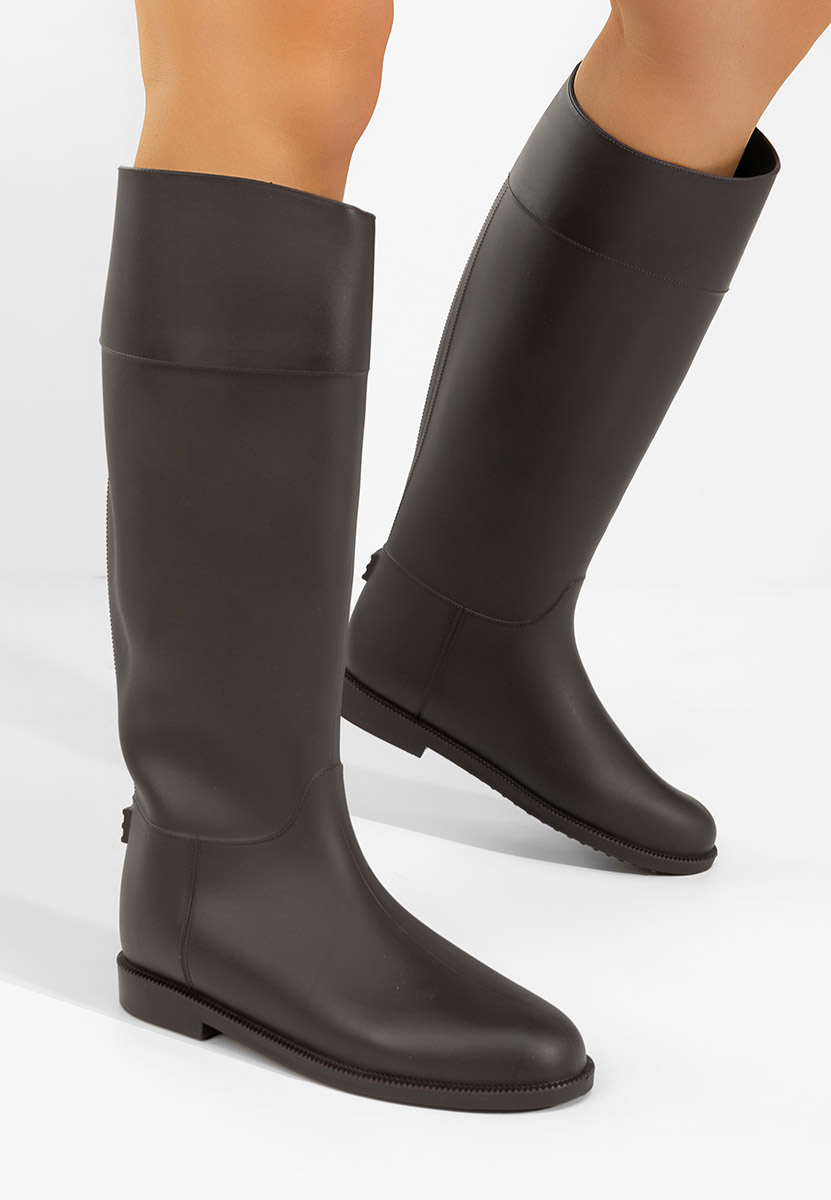 Brązowe kalosze damskie Angelena