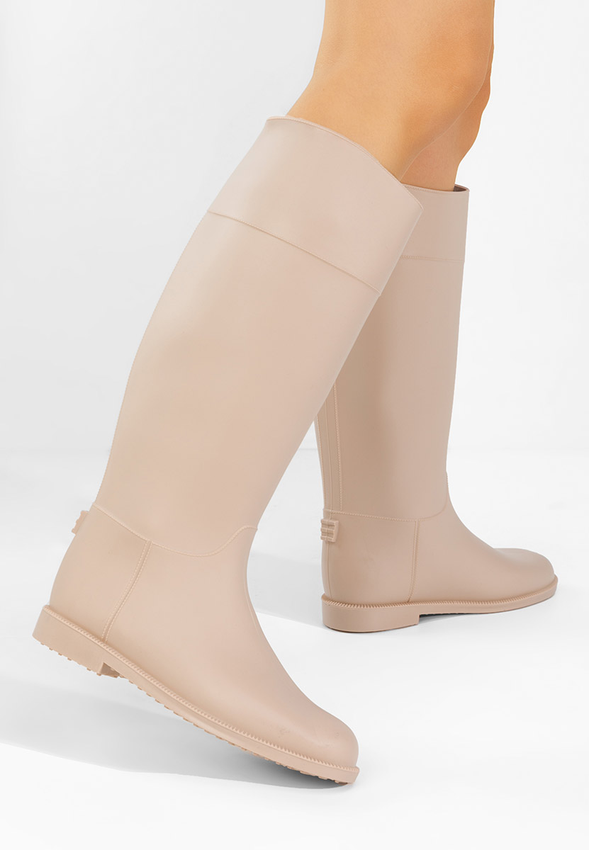 Beżowe kalosze damskie Angelena V2