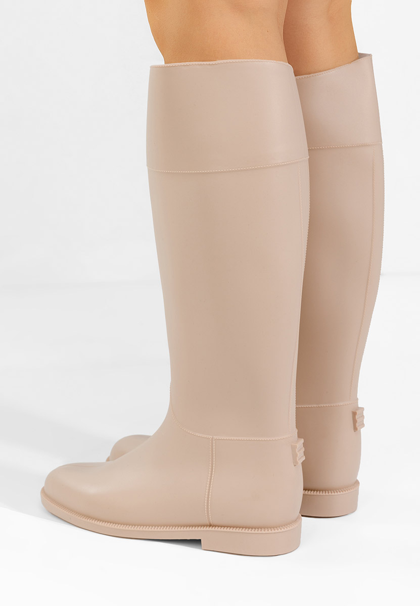 Beżowe kalosze damskie Angelena V2