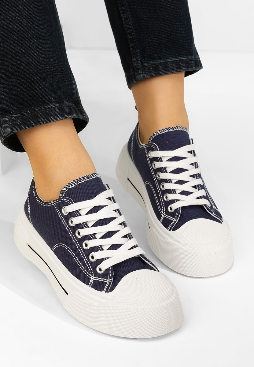 Niebieskie trampki damskie Jessia