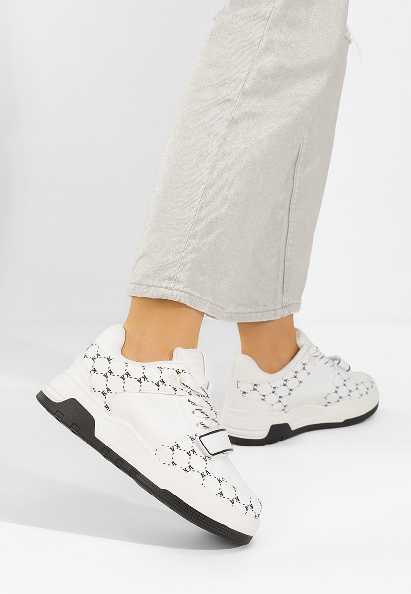 Białe sneakersy damskie Rosellia