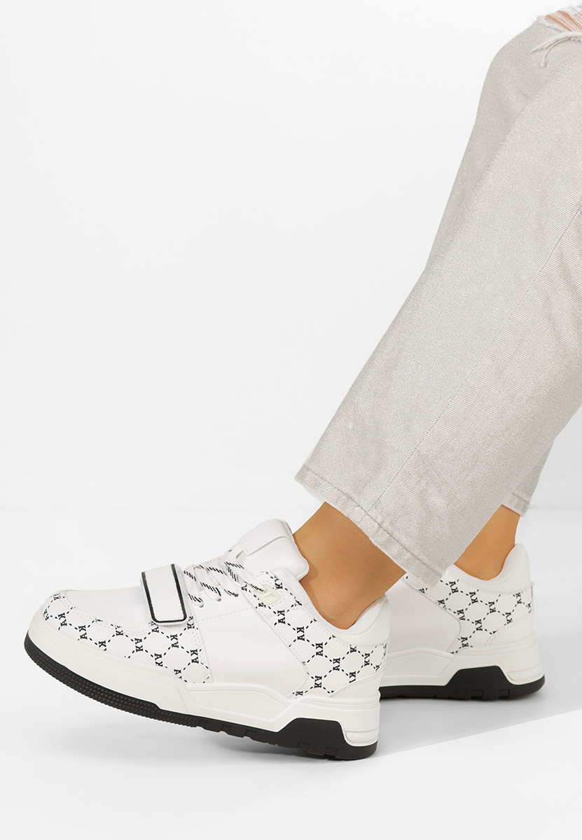 Białe sneakersy damskie Rosellia