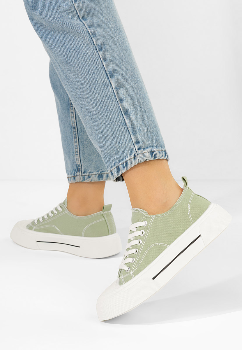 Zielone trampki damskie Jessia