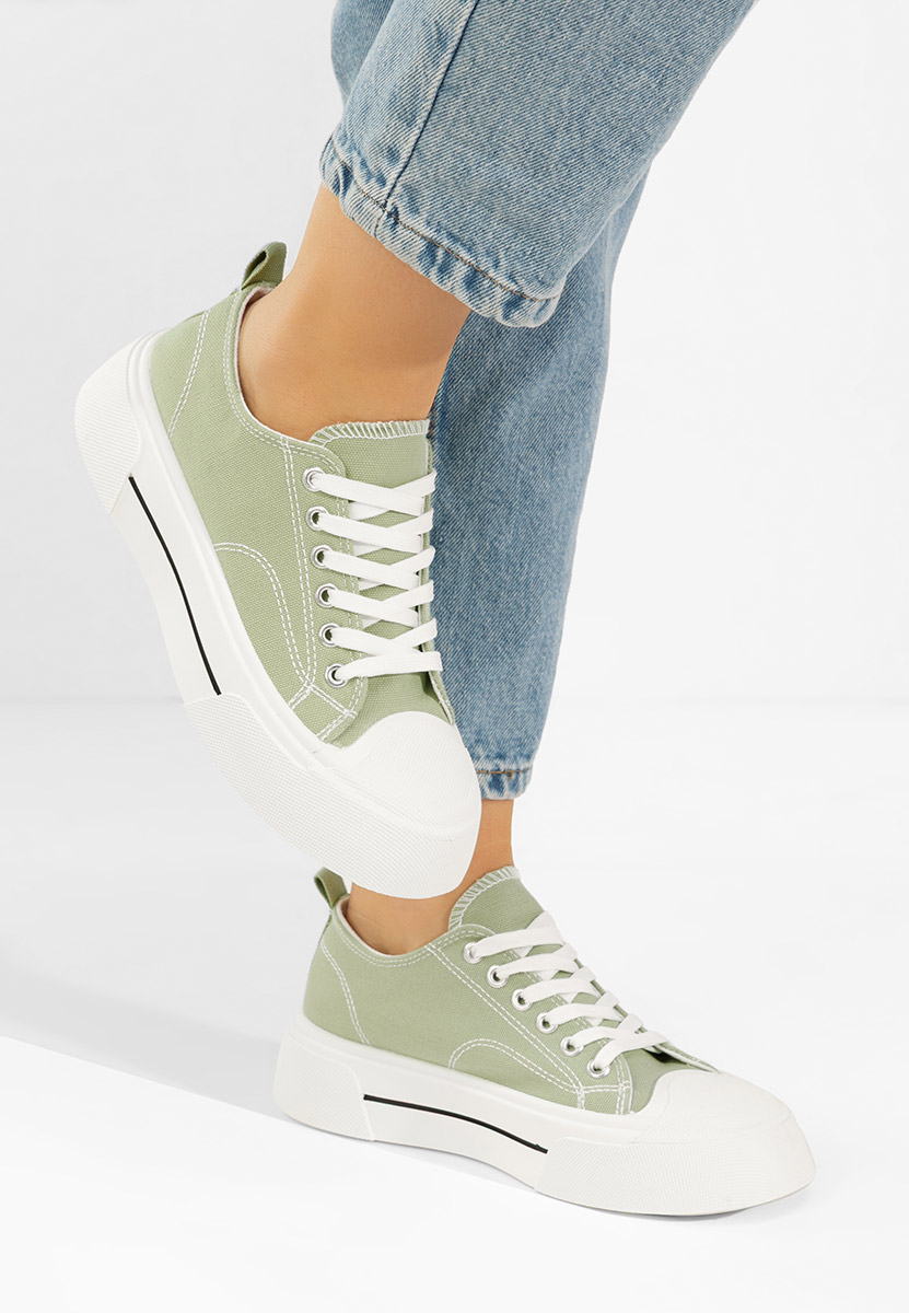 Zielone trampki damskie Jessia