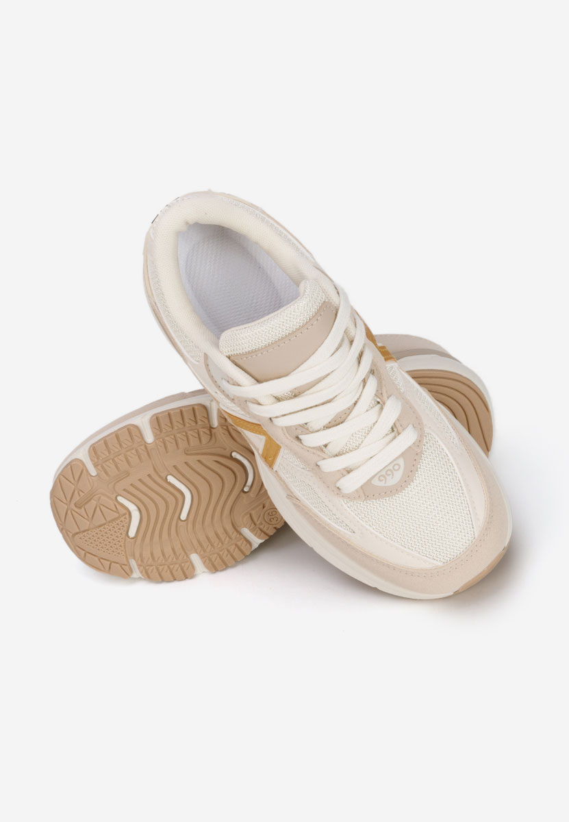 Khaki sneakersy damskie Sidonya