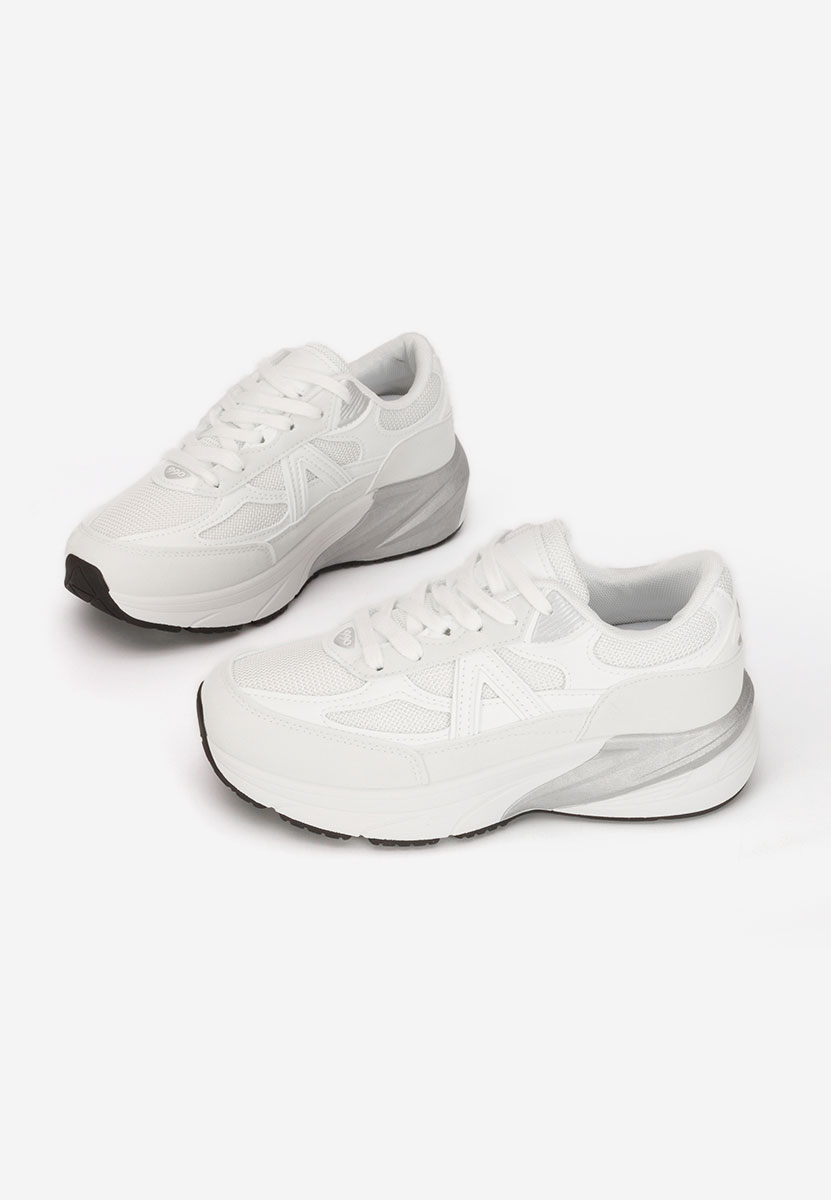Białe sneakersy damskie Sidonya