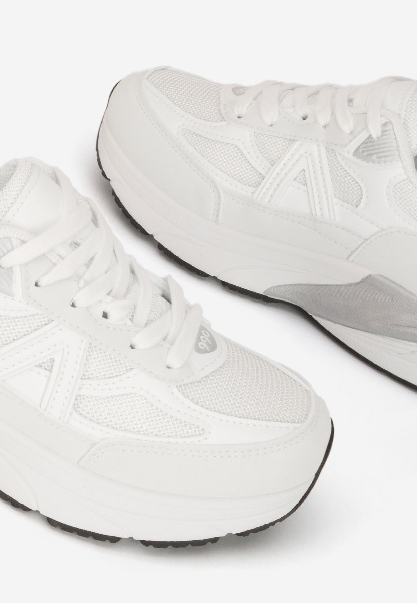 Białe sneakersy damskie Sidonya