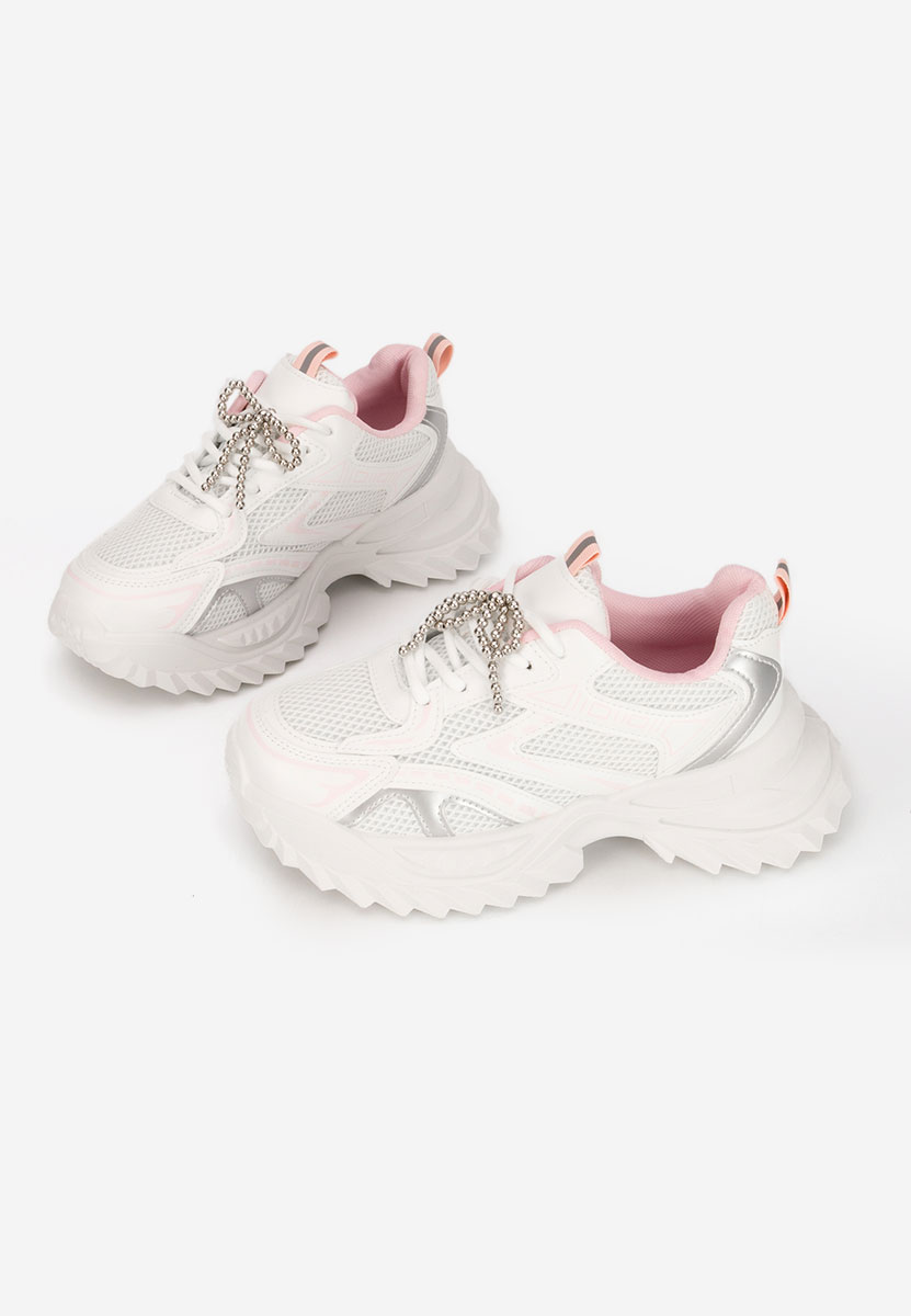 Białe sneakersy damskie Eudoria