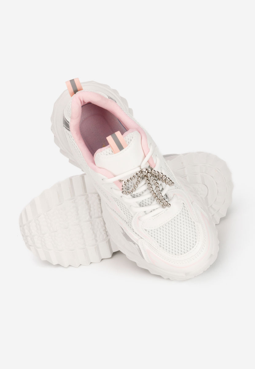 Białe sneakersy damskie Eudoria