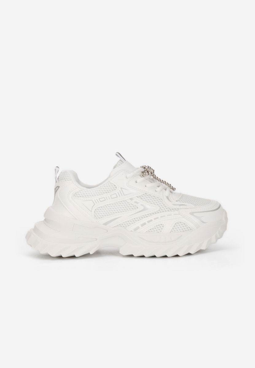 Białe sneakersy damskie Eudoria V2