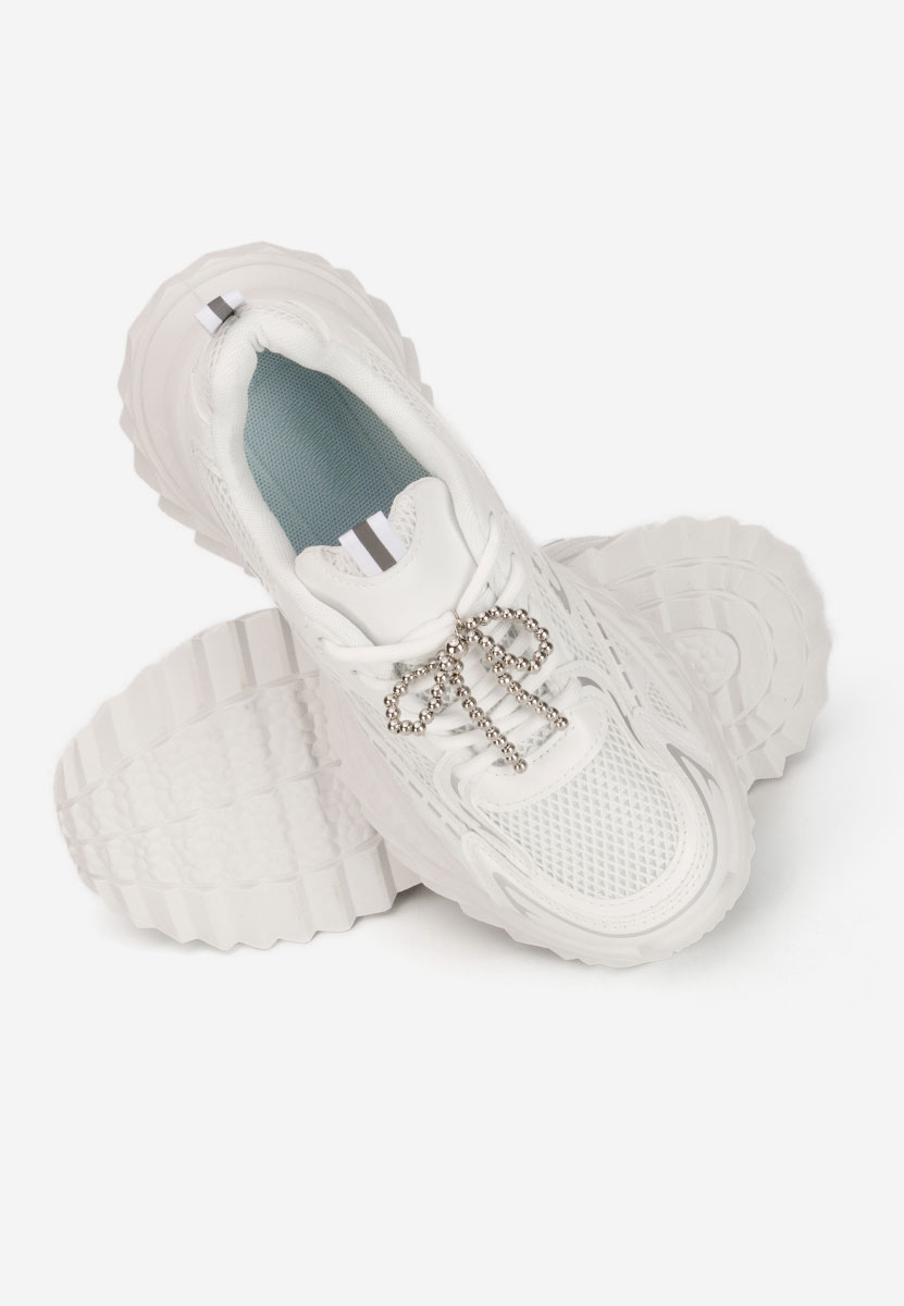 Białe sneakersy damskie Eudoria V2