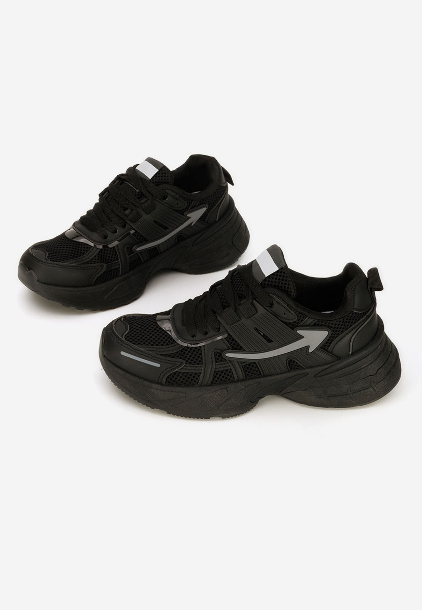 Czarne sneakersy damskie Daciania