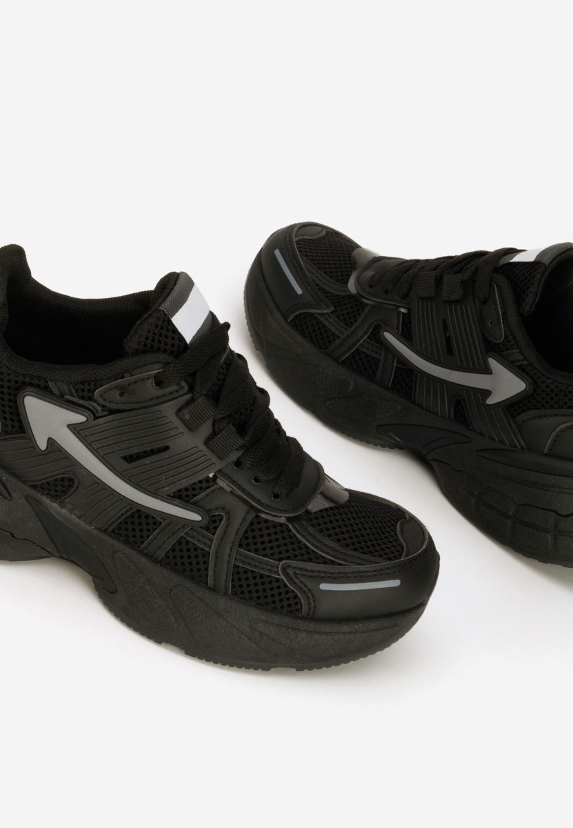 Czarne sneakersy damskie Daciania