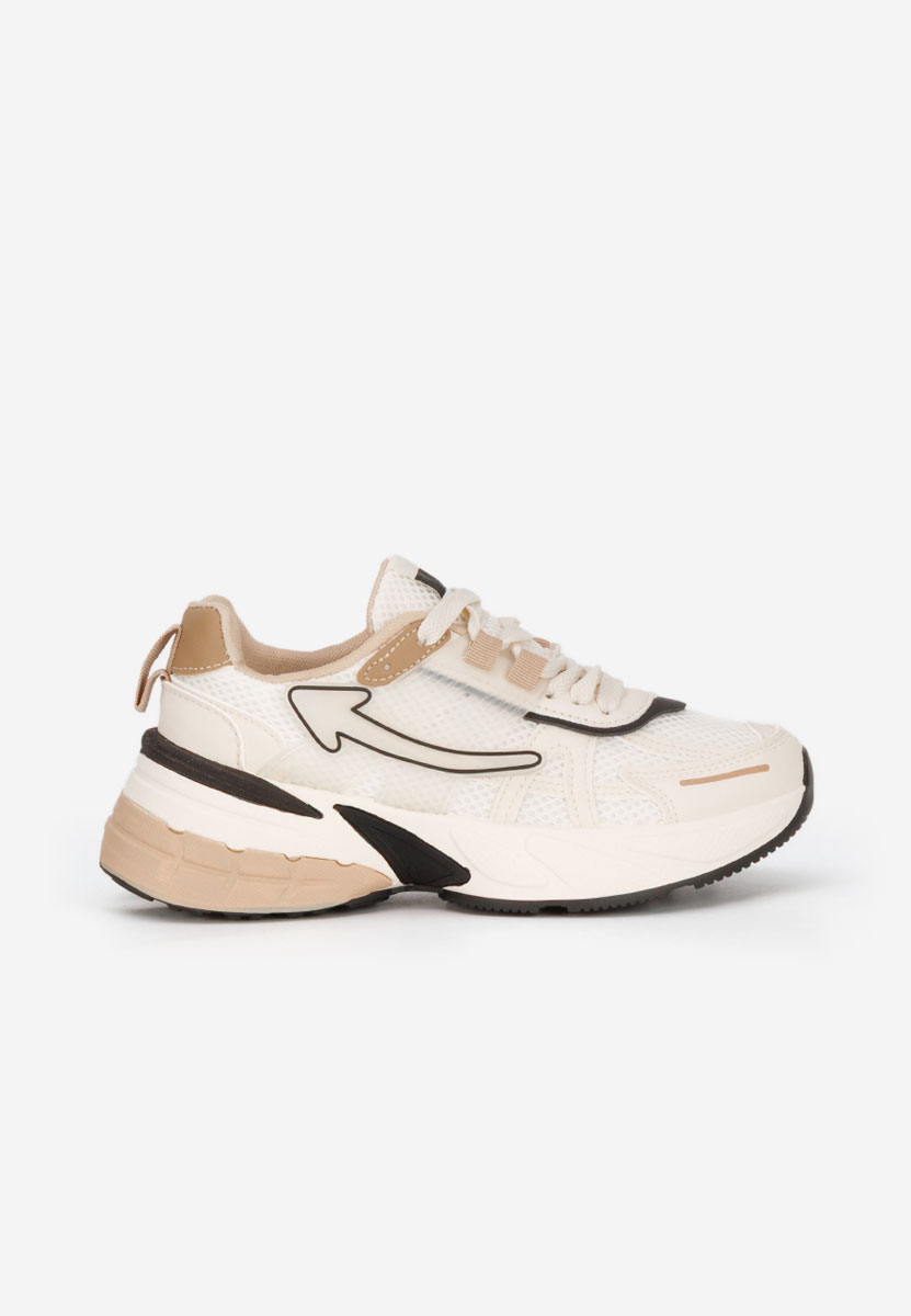 Beżowe sneakersy damskie Daciania