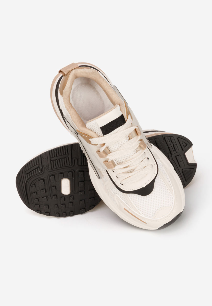 Beżowe sneakersy damskie Daciania