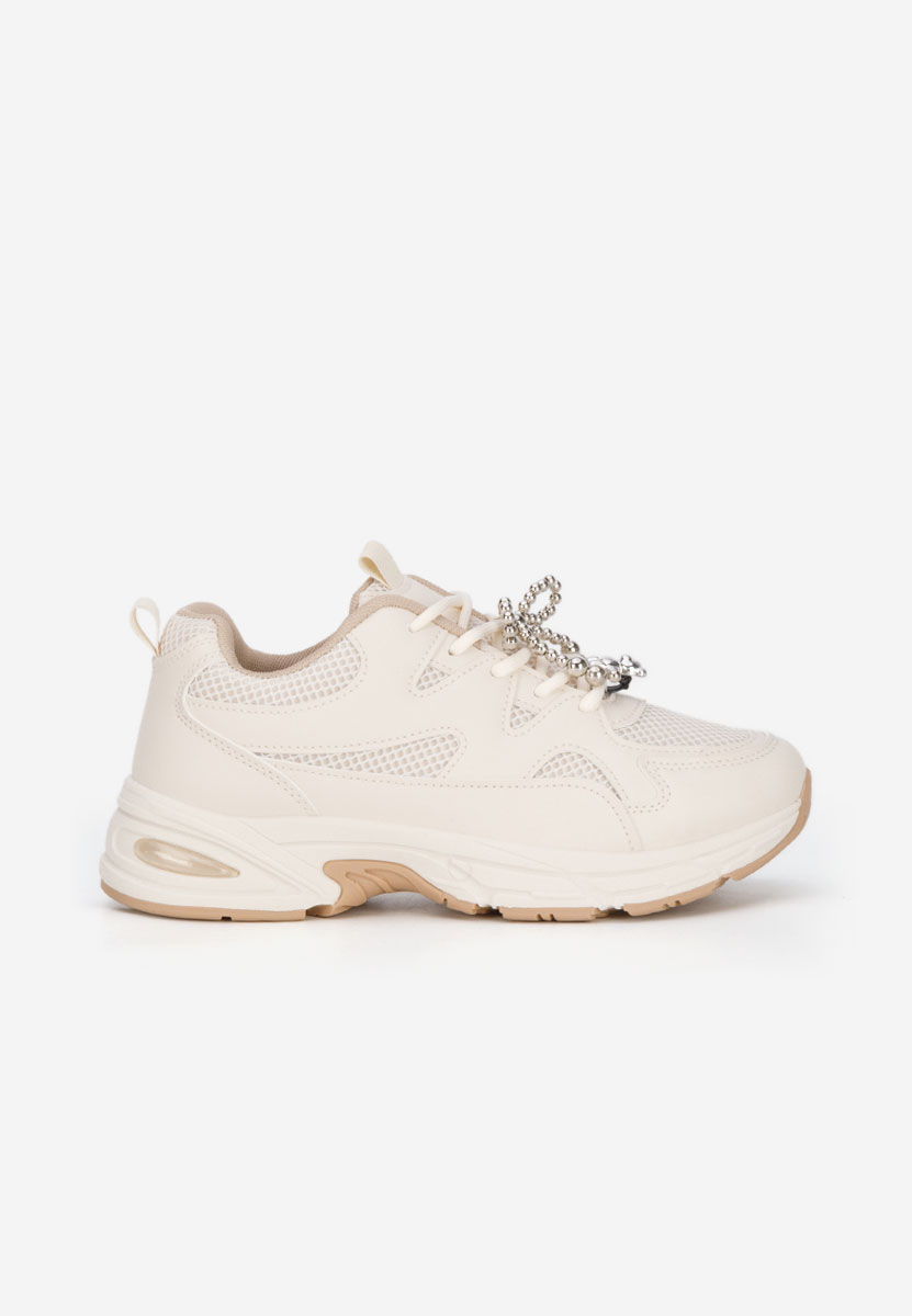 Khaki sneakersy damskie Eudoria