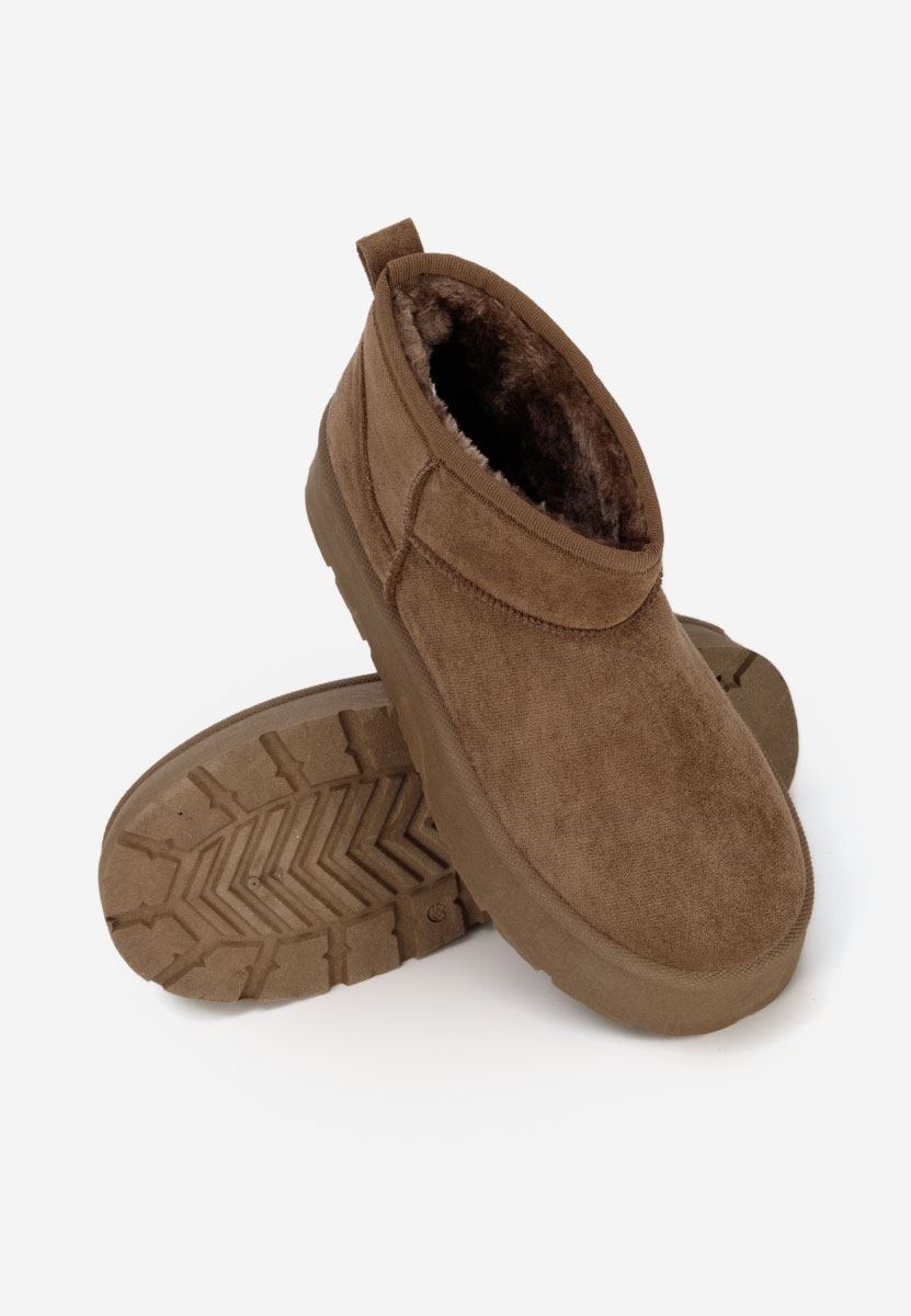 Brązowe śniegowce damskie Savieda V2
