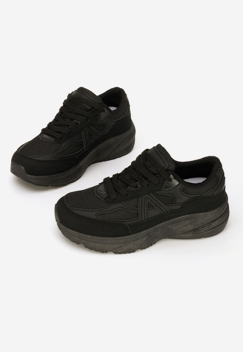Czarne sneakersy damskie Sidonya